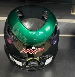 Null MVP Adjustable Batting Helmet – Black / Green -Baseball Bats Sales 20