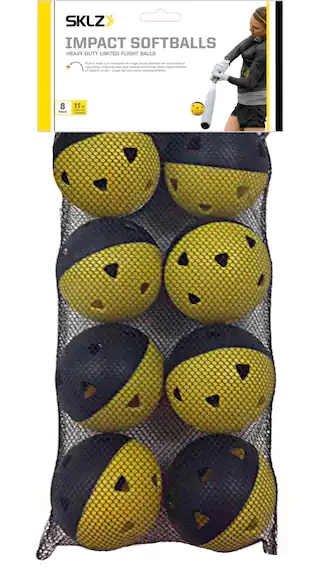 Null SKLZ Impact Practice Softballs 8 Pack 4 Null SKLZ Impact Practice Softballs 8 Pack - Image 2