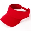 Null PLAIN Adjustable SUN VISOR : RED 2 Null PLAIN Adjustable SUN VISOR : RED -Baseball Bats Sales red visor