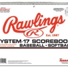 Null Rawlings System-17 Baseball Scorebook -Baseball Bats Sales scorebook